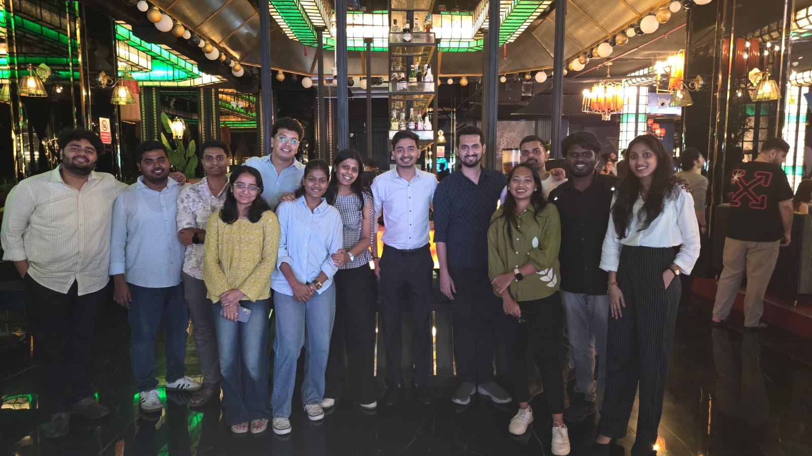 Group photo at a gathering, supplied by Beacon Minds
