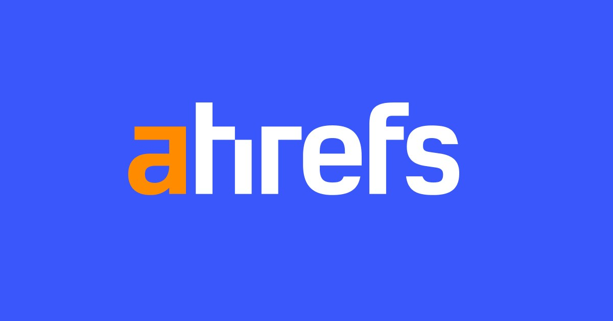 Ahrefs official product visual